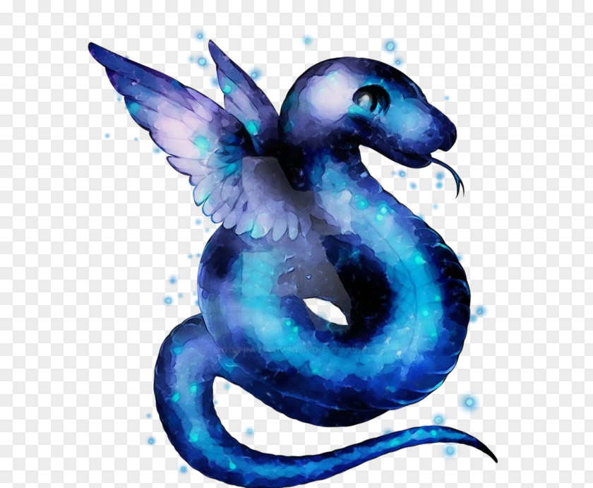 Serpent Seahorse Dragon PNG