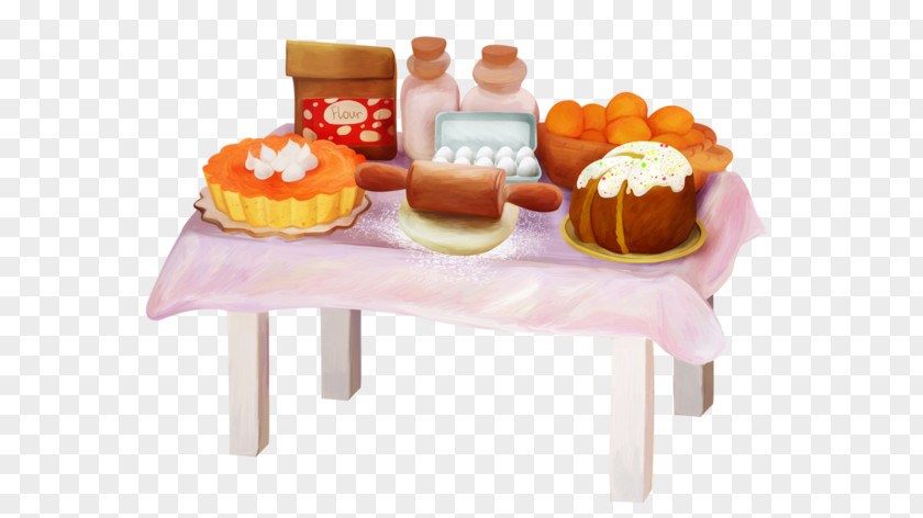 Table Food Torte Cake PNG