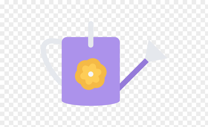 Watering Can Yellow Purple Violet Lilac PNG