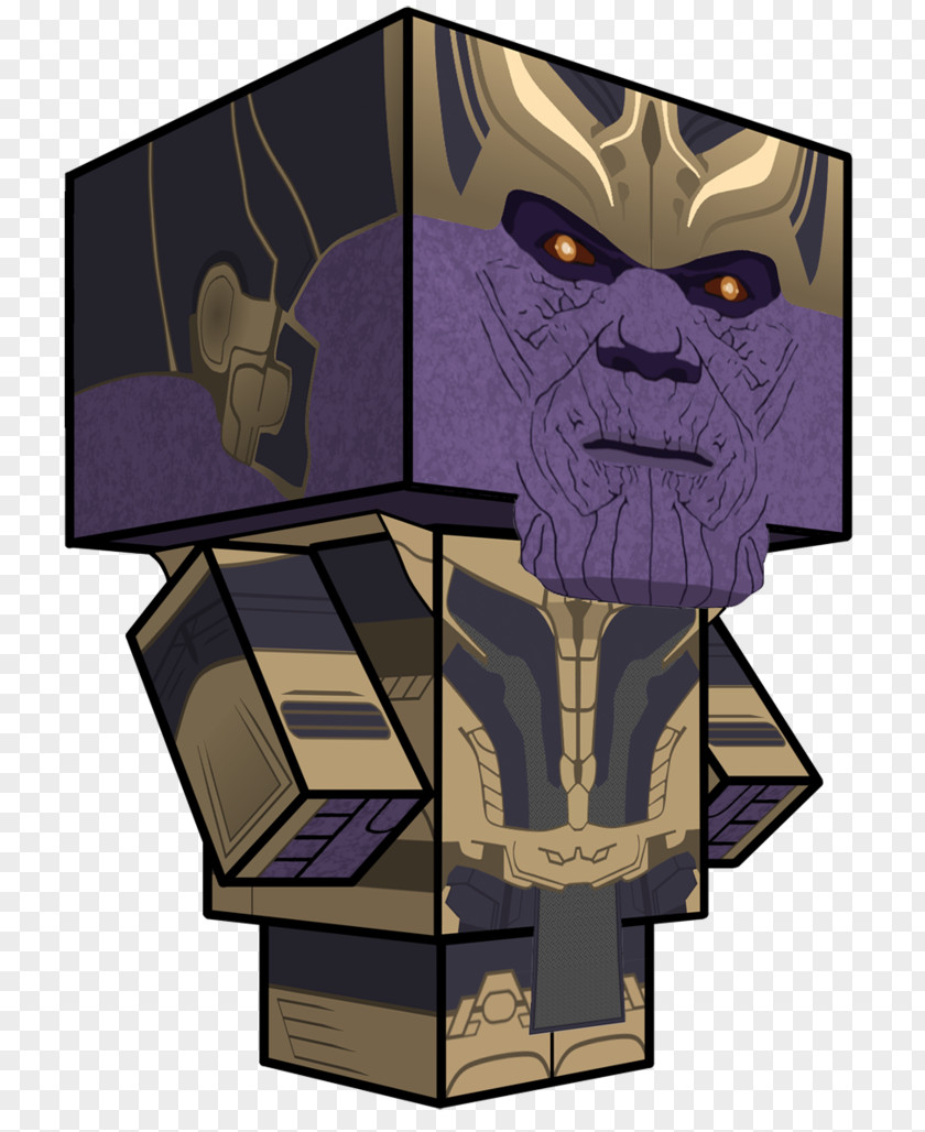 Avengers Thanos Paper Model Villain Toys PNG
