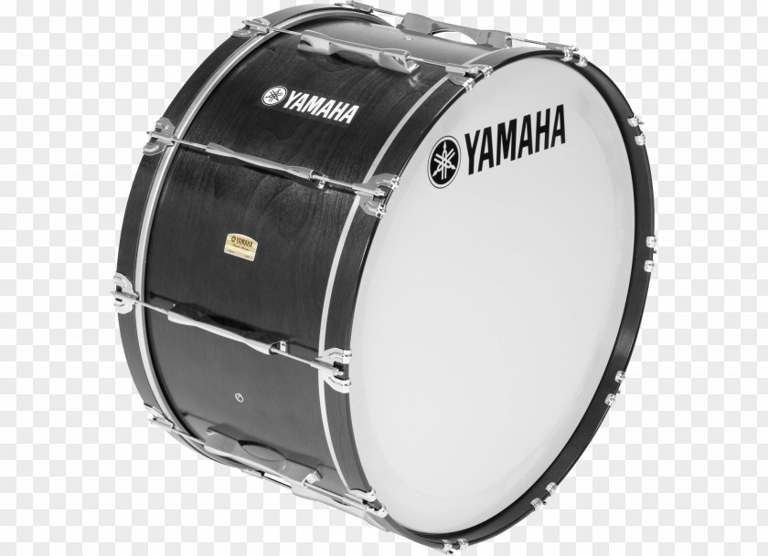 Black Drum Bass Marching Percussion Drums PNG