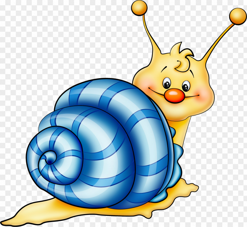 Blue Snail Cartoon Picture Clip Art PNG