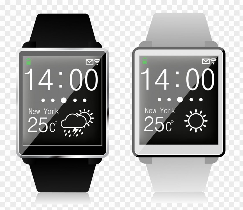 Electronic Watch Smartwatch Wearable Technology Wristband Clip Art PNG