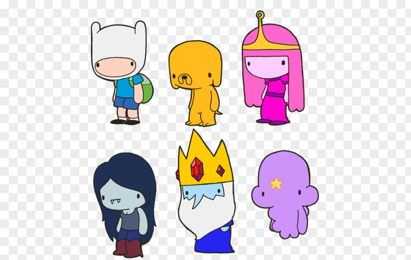 European And American Style Marceline The Vampire Queen Jake Dog Finn Human Ice King Lumpy Space Princess PNG