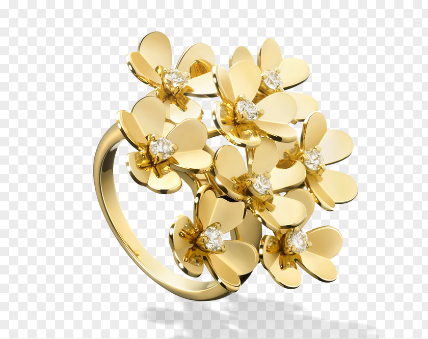 Van Cleef Earring & Arpels Jewellery Gold PNG