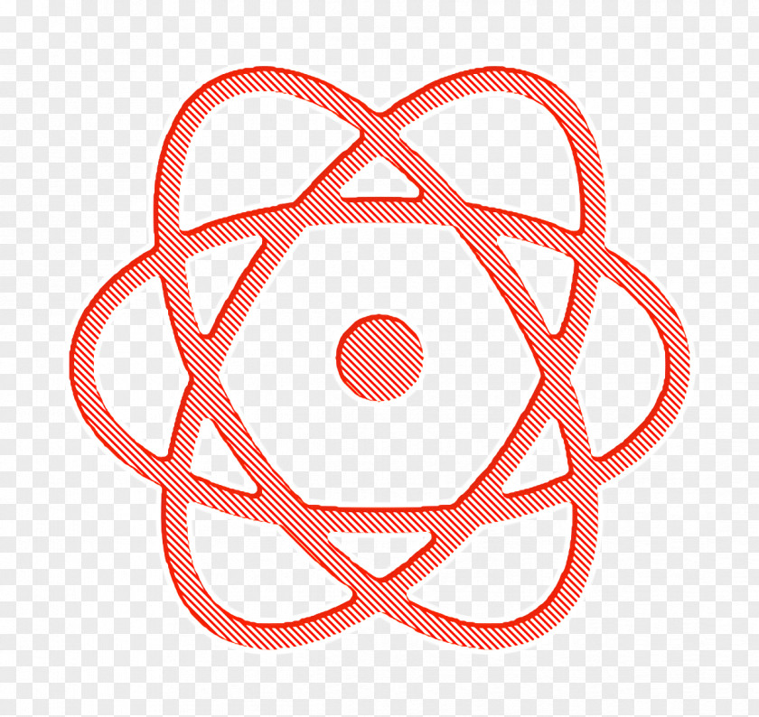 Atom Icon Atomic Orbitals Education PNG