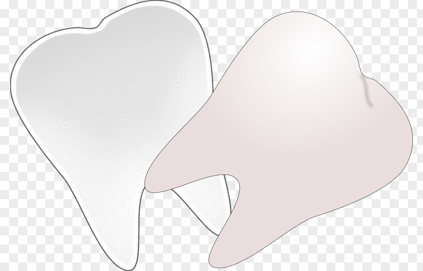 Cut In Half Tooth Product Design Heart PNG
