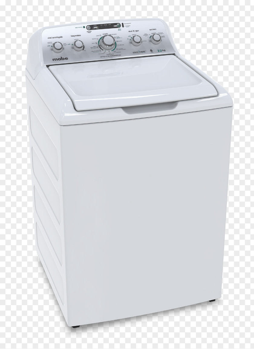 Spin Button Washing Machines Mabe Agitator White PNG