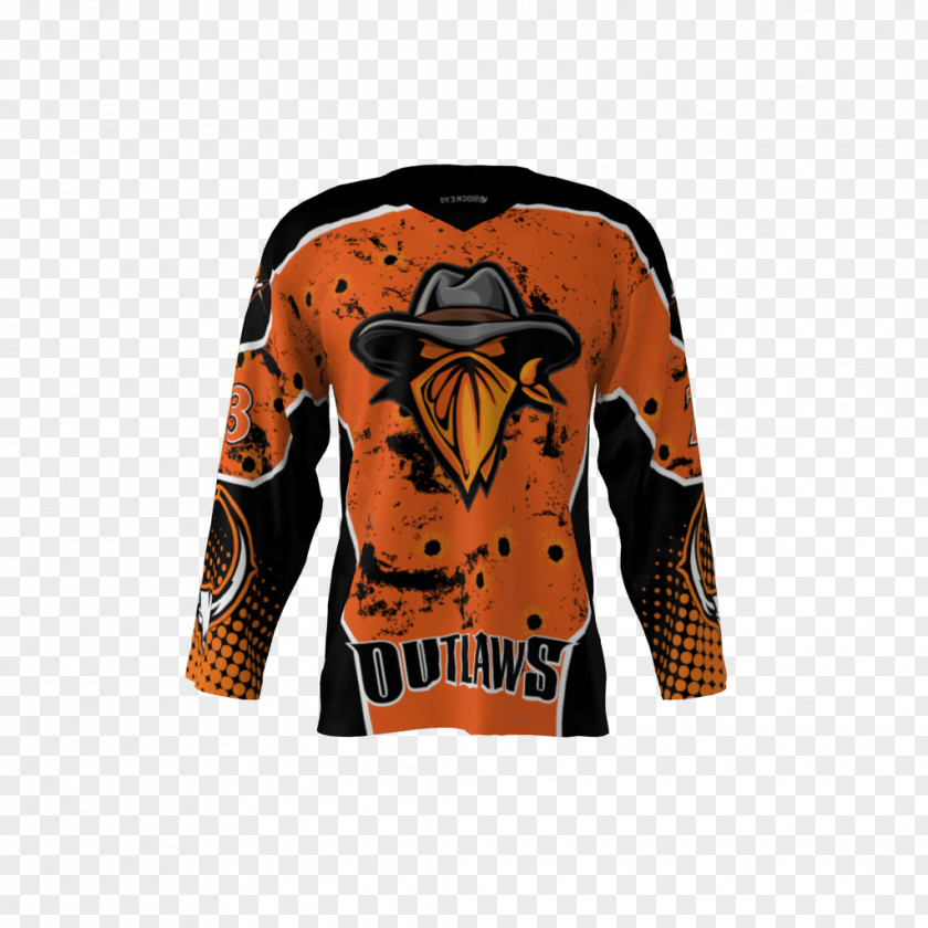 T-shirt Hockey Jersey Williamsport Outlaws Ice PNG