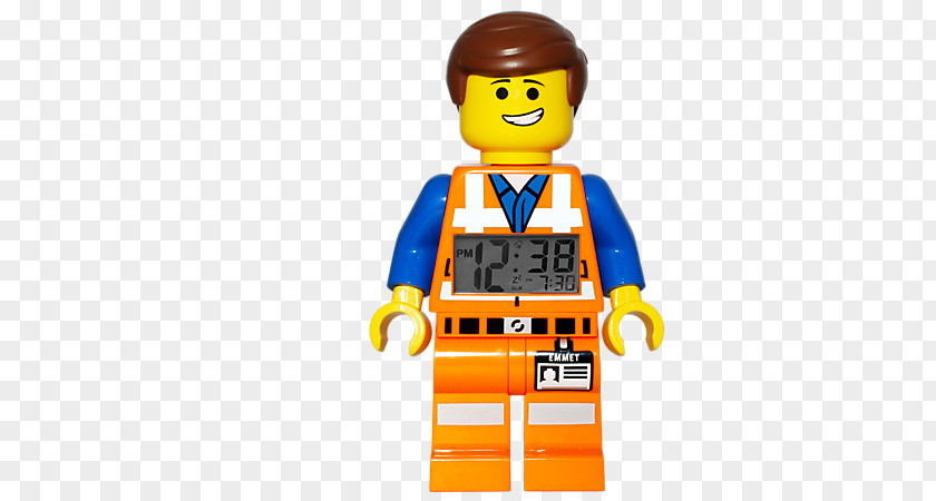 Clock Emmet Lego Universe President Business Alarm Clocks PNG