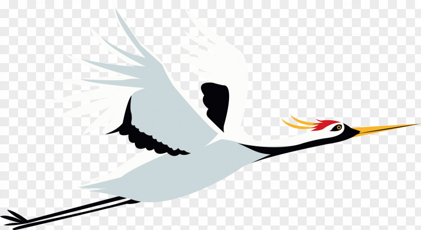 Crane In Flight Bird PNG