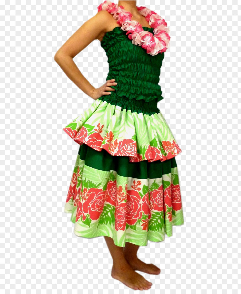 Hula Skirt Dress PNG