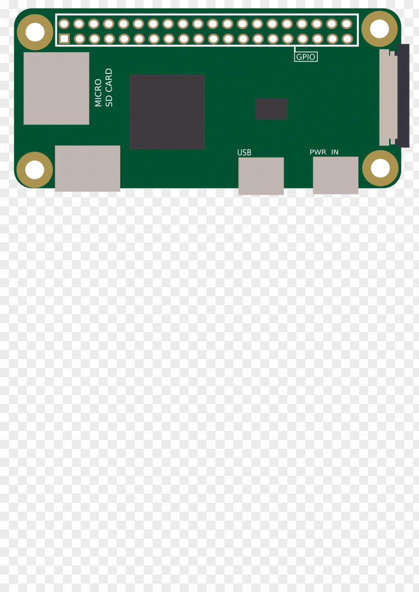 Raspberry Pi Printed Circuit Board Multi-core Processor Clip Art PNG