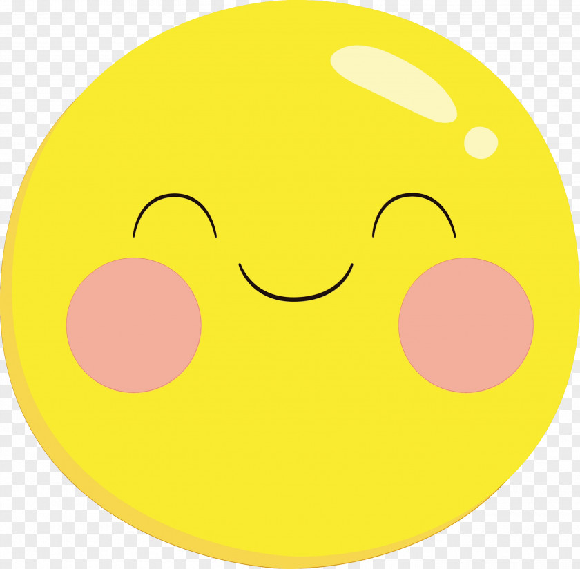 Smiley Circle Yellow Area Meter PNG