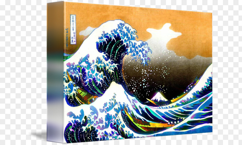 The Great Wave Off Kanagawa Fine Wind, Clear Morning Sumida Hokusai Museum Painting Artist PNG
