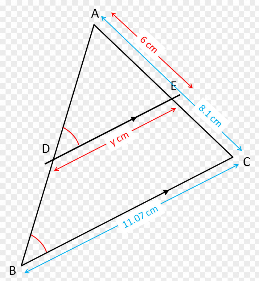 Triangle Line Similar Triangles Geometry Point Worksheet PNG