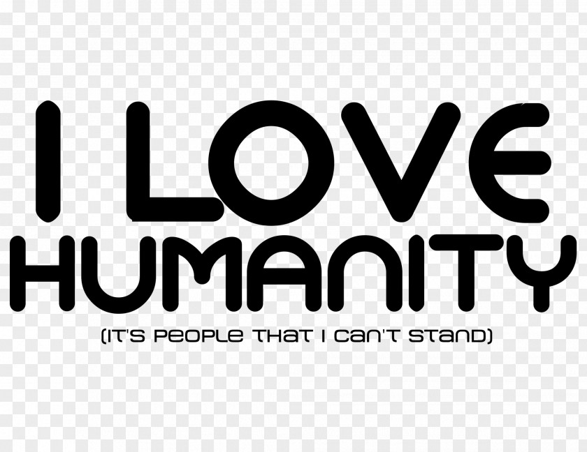 I Love Mankind; It's People Can't Stand. Logo Need PNG