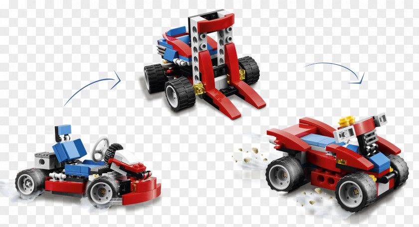 Lego Toy Block Creator Go-kart PNG