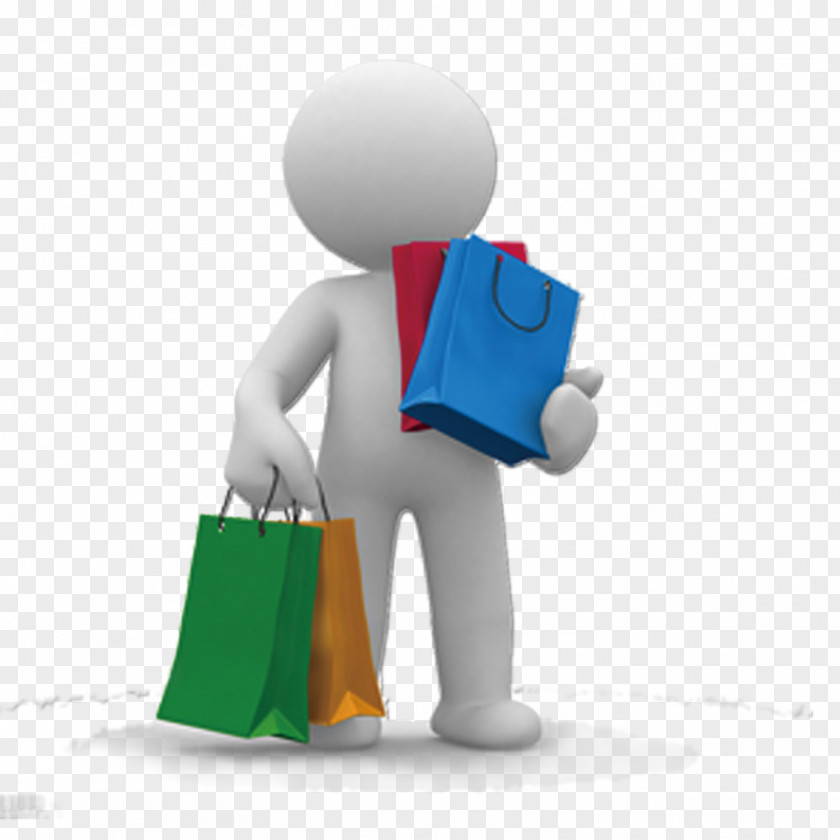 Holding The Business Bags Of Small Shopping Stock Illustration Photography 3D Computer Graphics Clip Art PNG