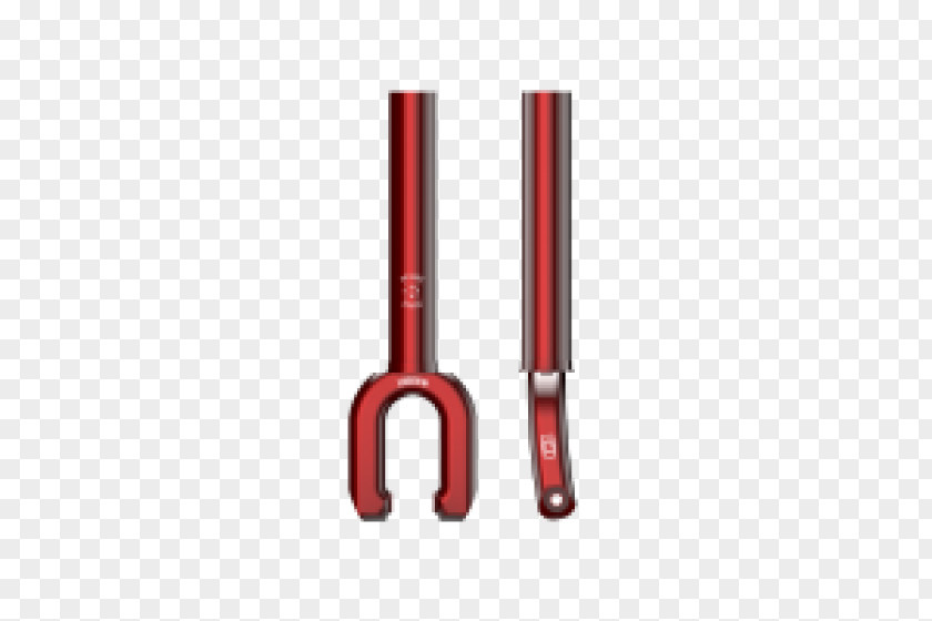 Red Fork Kick Scooter Tool Blue Wheel PNG