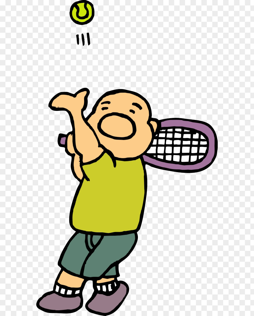Tennis Match Sport Cartoon Clip Art PNG