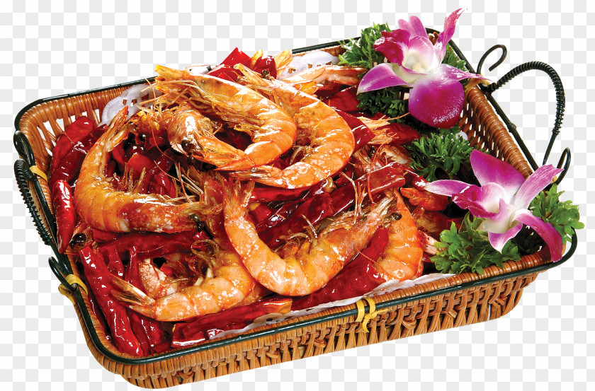 Dry Stir Spicy Lobster Dish Spice Palinurus PNG