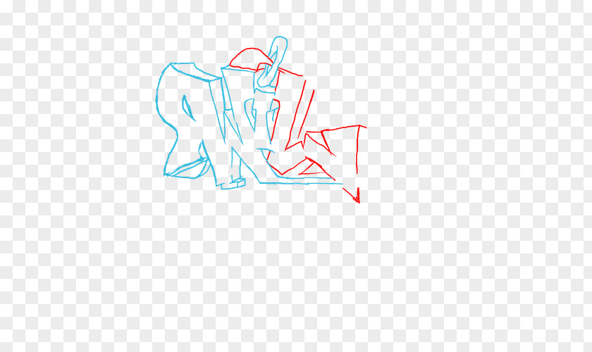 Graffiti Style Logo Graphic Design Drawing PNG