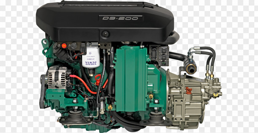 Engine AB Volvo Common Rail Inboard Motor Penta Diesel PNG