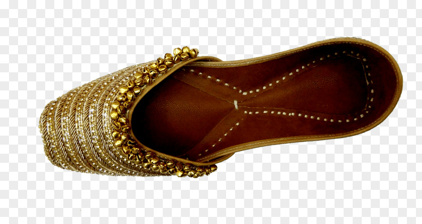 Gold Jutti Leather Shoe Silver PNG