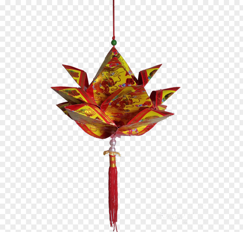Ribbon Lantern Transparency And Translucency Red Envelope Nelumbo Nucifera Christmas Decoration PNG