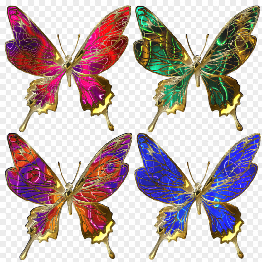 Batik Butterfly Insect Hobby Embellishment PNG