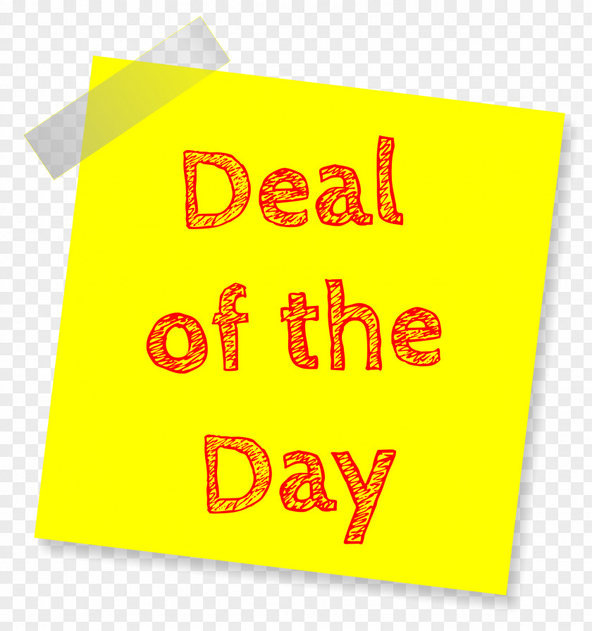 Deal Sticky Note Sales Promotion PNG