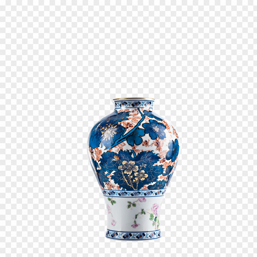 Honeysuckle Limoges Vase Haviland & Co. Porcelain Ceramic PNG