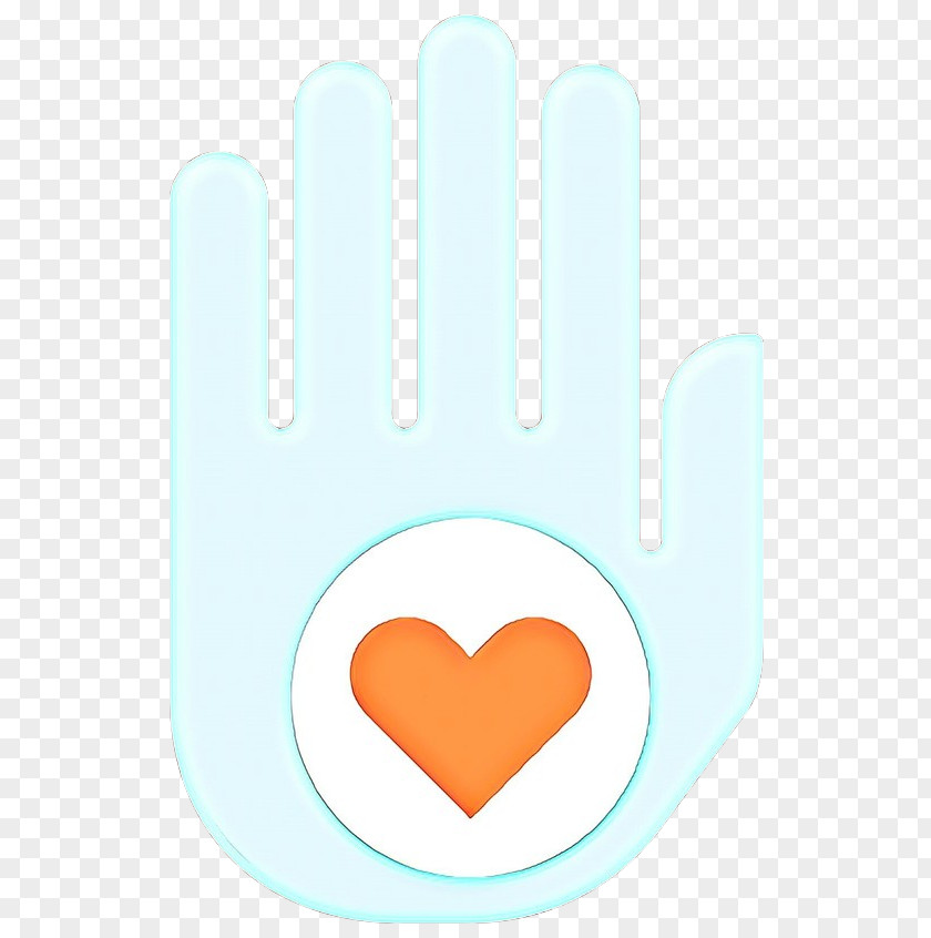Gesture Heart Orange PNG