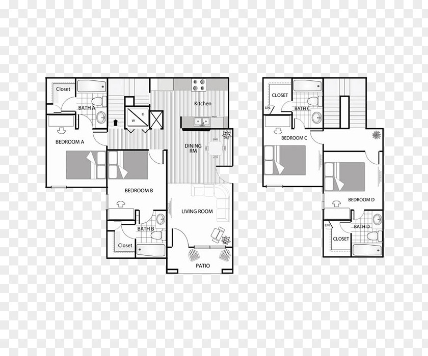 Apartment The Scarlet Floor Plan Renting 0 PNG