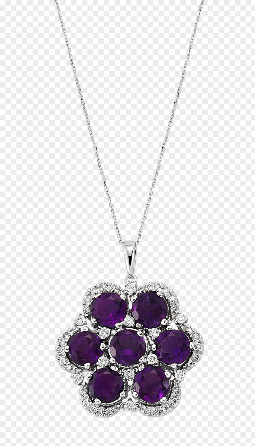 Necklace Jewellery Amethyst Diamond Charms & Pendants PNG