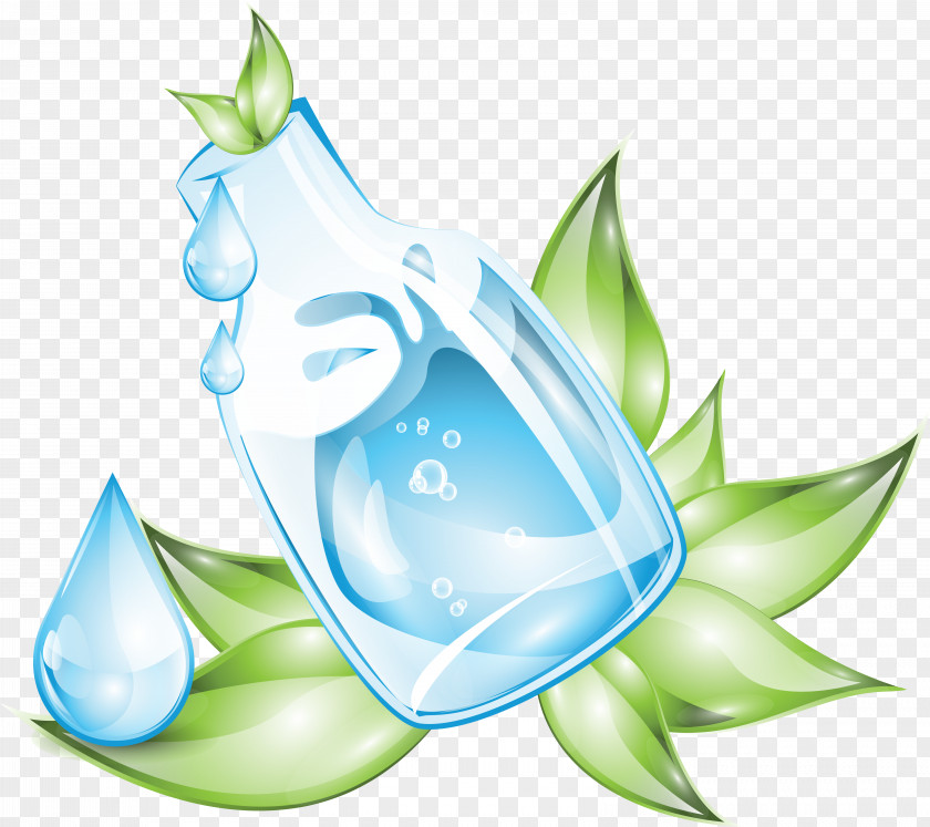 Water Drops Glass Bottle Royalty-free PNG