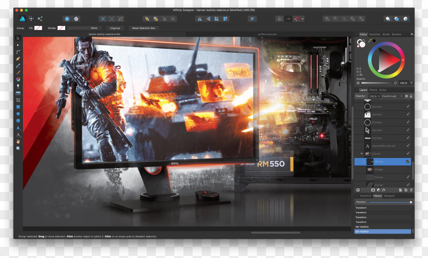 Affinity Designer Battlefield 4 Video Game Computer Software Multimedia PNG