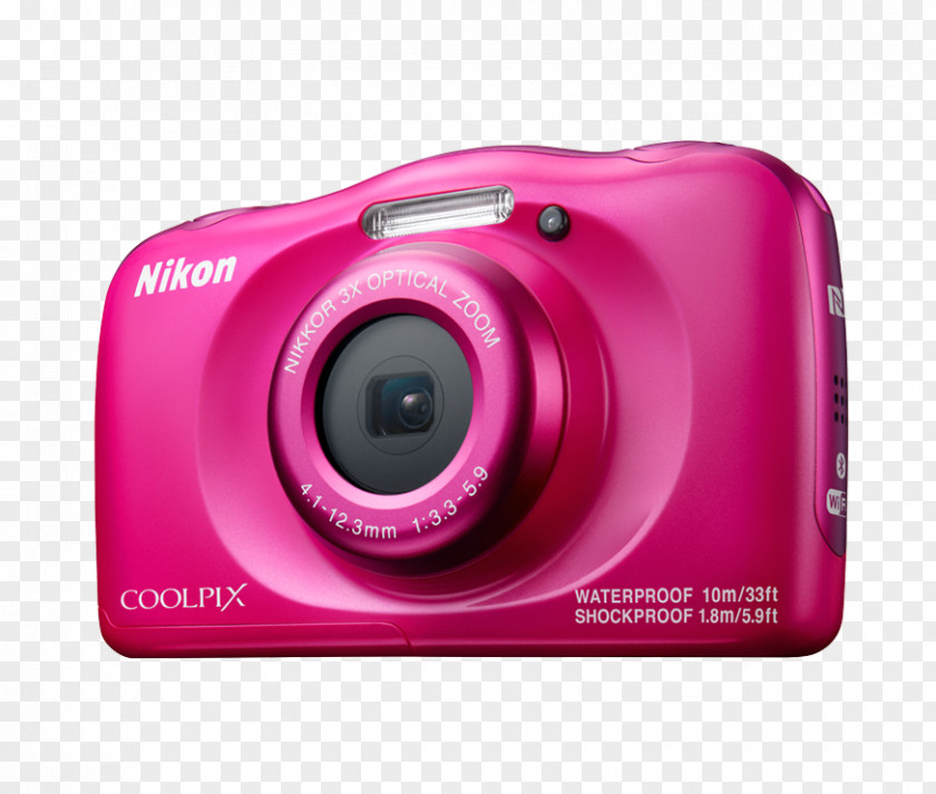 Camera Nikon COOLPIX W100 S33 Point-and-shoot A100 PNG