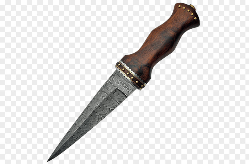 Knife Damascus Steel Blade Dagger PNG