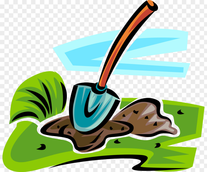 Shovel Digging Soil Clip Art PNG
