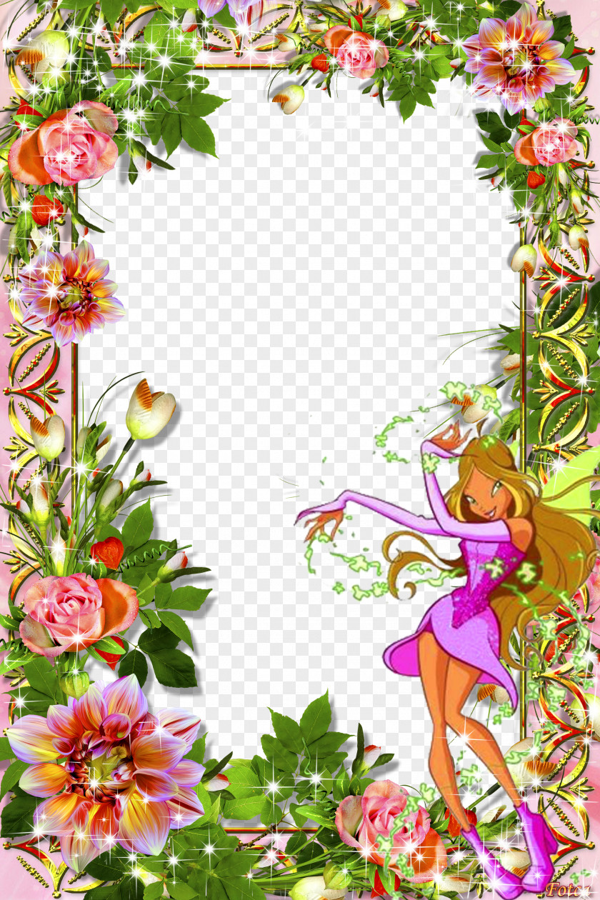 Mood Frame Pictures Floral Design PNG
