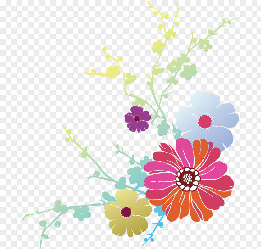 Painted Flowers Vector Clip Art Artificial Hair Integrations Image Free Content PNG
