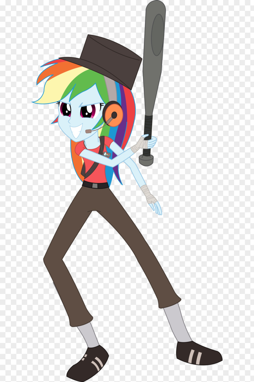 Scout Rainbow Dash Team Fortress 2 Cartoon My Little Pony: Equestria Girls PNG