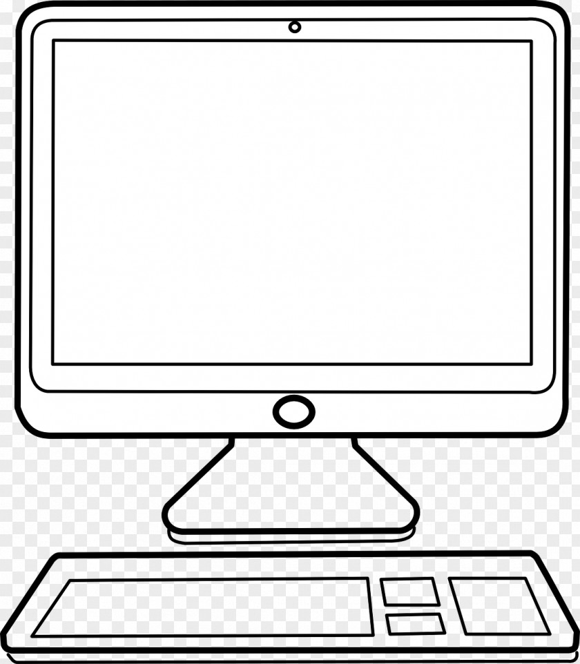 Screen Keyboard Desktop Computer Monitor Clip Art PNG