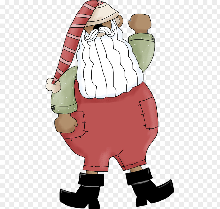 Cartoon Santa Claus Christmas Illustration PNG