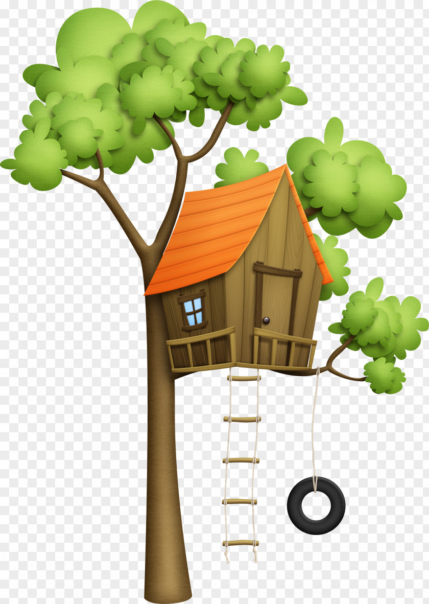 Cartoon Treehouse Tree House Clip Art PNG