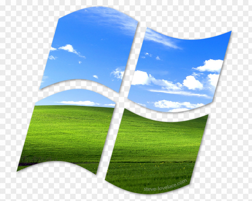 Microsoft Bliss Windows XP Desktop Wallpaper PNG