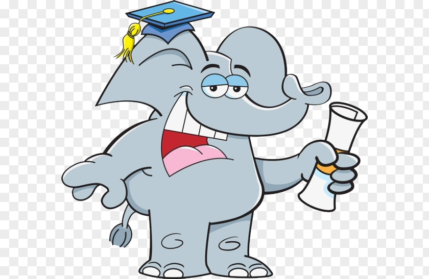 Cartoon Elephant Vector Graphics Illustration Royalty-free PNG