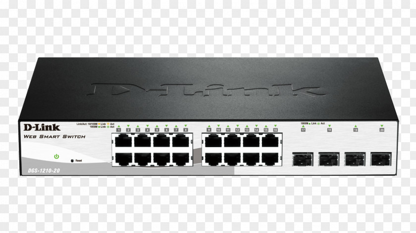Gigabit Ethernet D-Link Small Form-factor Pluggable Transceiver Network Switch Power Over PNG